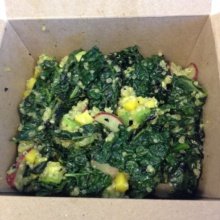 Gluten-free kale salad from Bodega Negra